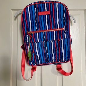 NWT Vera Bradley backpack orange and blue